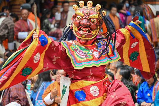 tshechu punakha festival in bhutan