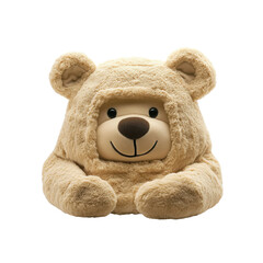 Adorable Beige Teddy Bear Plush Toy in Hoodie Style