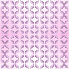 seamless pattern with pink flowers