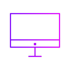 monitor gradient icon
