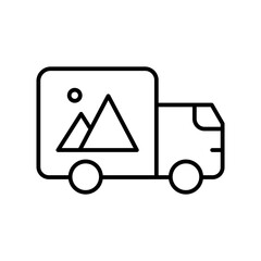 truck line icon