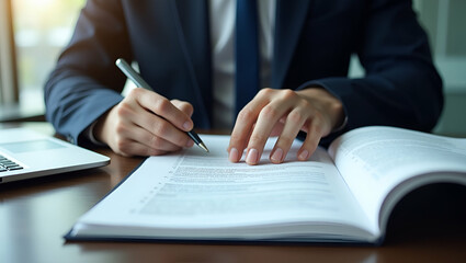 Customs Official Reviewing Trade Restrictions: Analyzing Embargo Lists and Compliance Guidelines for Restricted Goods - Photo Stock Concept with Empty Space