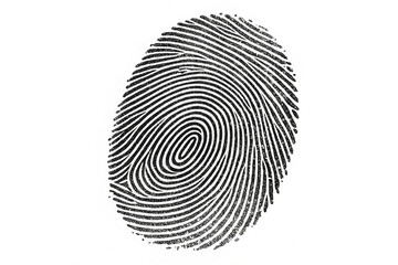 Fingerprint isolated on transparent background png