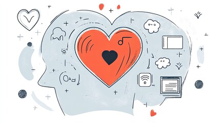 Shared Heart Digital Love  Connection.