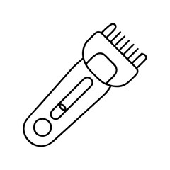 trimmer icon, trimmer line art - simple line art of trimmer, perfect for trimmer logos and icons