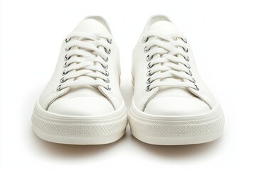 Classic off white leather sneakers clean minimal design perfect for everyday wear