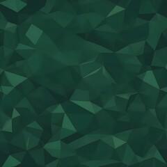 Obraz premium Abstract Green Low Poly Background