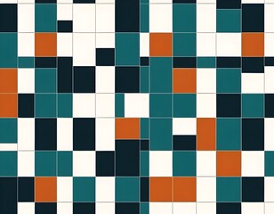 Fototapeta premium Abstract Geometric Tile Pattern