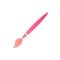 paint brush gradient icon