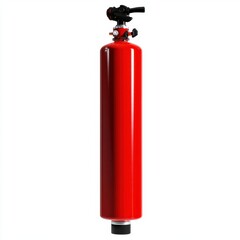 Fototapeta premium Red fire extinguisher isolated on white background