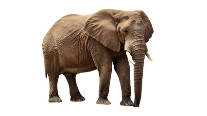 Obraz premium elephant isolated on white background PNG