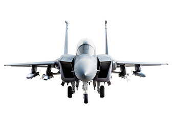 F 15 Fighter jet plane isolated on white background PNG