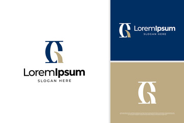 Letter Q classic badge logo vector design template