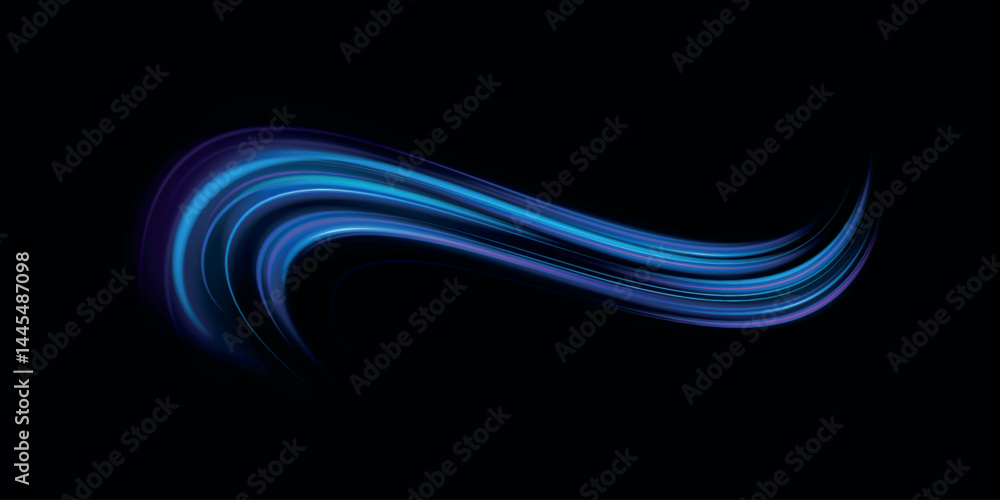 Poster speed connection vector background. vector swirl trail effect. abstract vector fire circles, sparkli