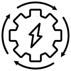 Electrical Simple Icon Vector Illustration Concept