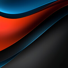 Obraz premium Background with black and blue background in gradient 