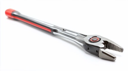 Fototapeta premium A long, adjustable wrench with a striking design.