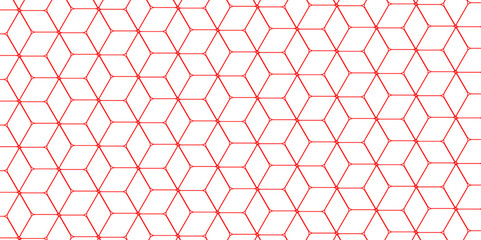 luxury white pattern geometric mesh cell texture.Multicolor cube square seamless geometric shape decoration creative wallpaper . modern seamless art style fabric design.Digital geometric abstraction .