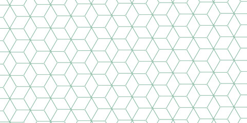 Naklejka premium luxury white pattern geometric mesh cell texture.Multicolor cube square seamless geometric shape decoration creative wallpaper . modern seamless art style fabric design.Digital geometric abstraction .