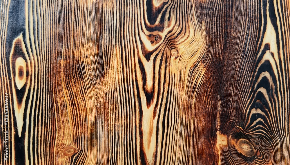 Poster charred wood planks texture background for rustic web design, print media, or branding projects high-resolution natural grain graphic resource

