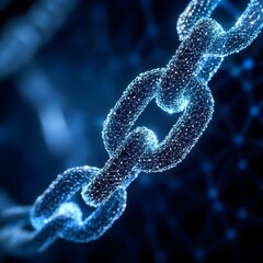 Internet Security and Data Protection Concept, Blockchain and Cybersecurity