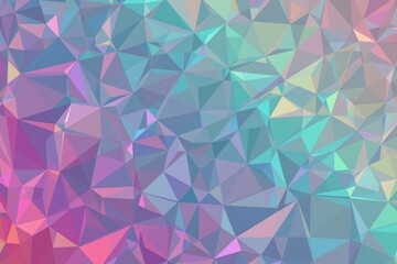 Obraz premium Colorful Geometric Pattern with Triangular Shapes and Soft Pastel Hues in a Modern Abstract Design