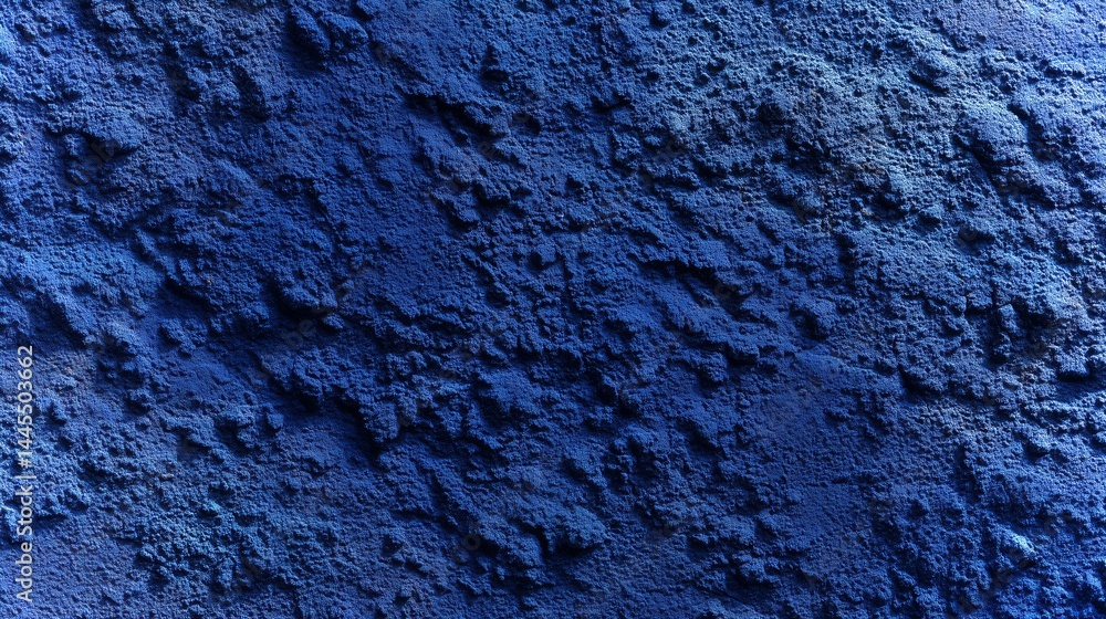 Aufkleber create a textured backdrop in deep blue tones suitable for ecological design mockups