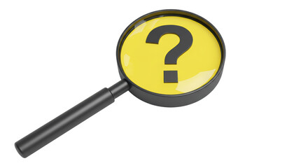 Isolated Magnifying Glass