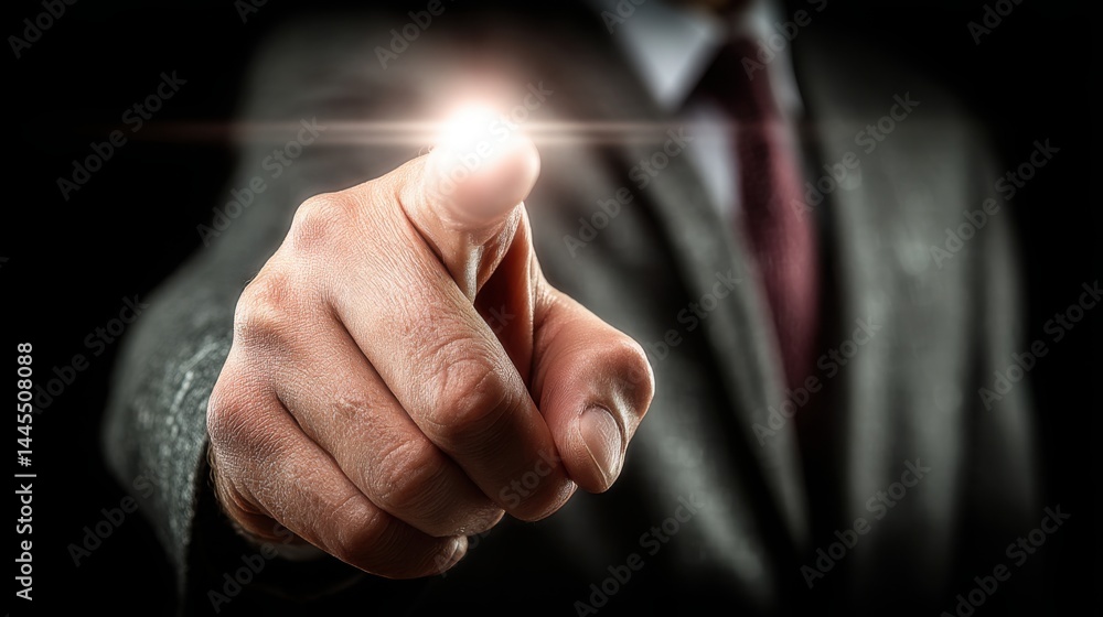 Poster business intelligence director analyzing clean signals to optimize data-driven decision making and s