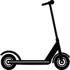 vector scooter kick or electric vector illustration