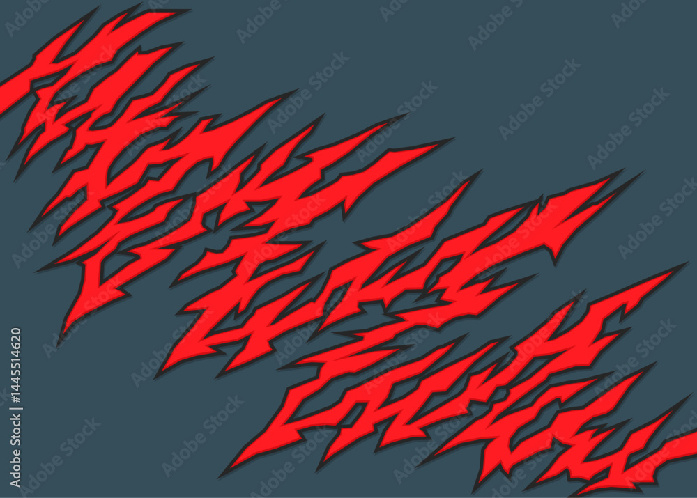Poster abstract background with geometric crack line pattern and with some copy space area