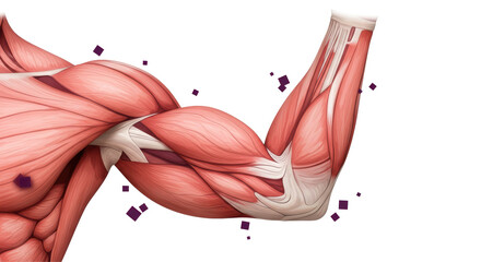 Isolated Arm Muscles Anatomy