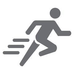  running sport icon vector illustration
