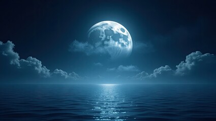 moon and clouds