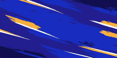 Creative Abstract Grunge Background in Blue and White for Sports Themes with Brush and Halftone Details