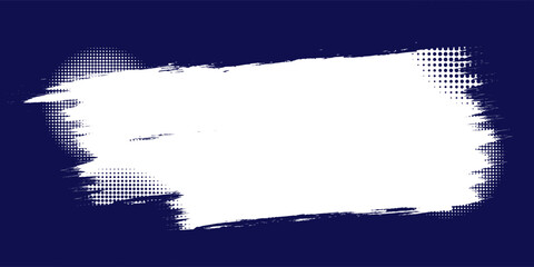 Creative Abstract Grunge Background in Blue and White for Sports Themes with Brush and Halftone Details