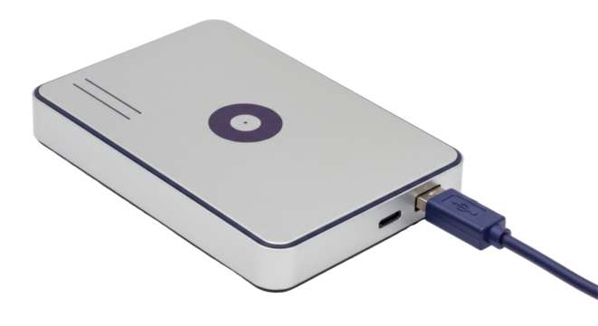 Isolated External Hard Drive