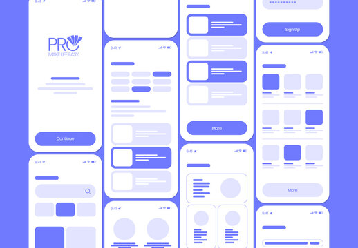 Travel Mobile Application Wireframe