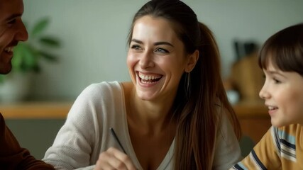 Family gathers around the table to appreciate mothers on this special day filled with joy, laughter, and delicious food