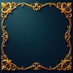 Elegant calligraphy strokes and swirls in gold, art nouveau-inspired, metallic accents, elegant strokes