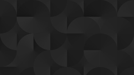 abstract black dark grey gradient background, conic gradient, angular gradient, modern geometric simple circle wallpaper