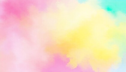 Pastel Watercolor Background with Soft Colors for Creative Projects