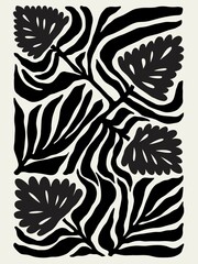 black and white seamless pattern
