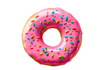 donut isolated on white background