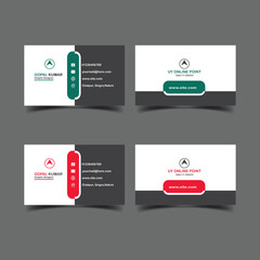 Modern Business Cards Template with 2 color variations