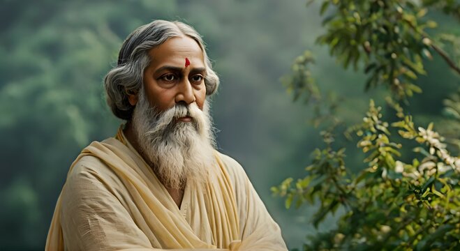 Rabindranath Tagore Tagore Jayanti, a well known poet, writer, playwright, composer, philosopher, social reformer and poet from India 
