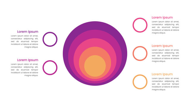 Onion Diagram Infographic with 5 Stacked Layers