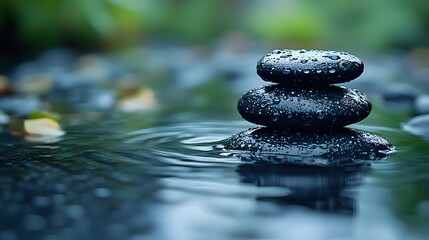 Tranquil River Rocks