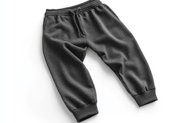 Soft dark grey kids sweatpants comfy casual style perfect for playtime elastic waistband drawstring