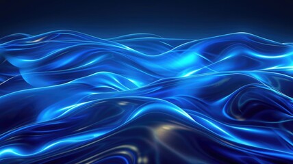 Fototapeta premium Abstract vivid color wave express and emphasize energetic signal. Seamless texture of vividness curve swirling convey sense of harmony and wonderful scene perfect for effect and graphic design. AIG53.